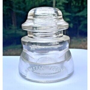 Vintage Whitall Tatum No. 1 Glass Insulator CD 154 (1940) MINT Condition